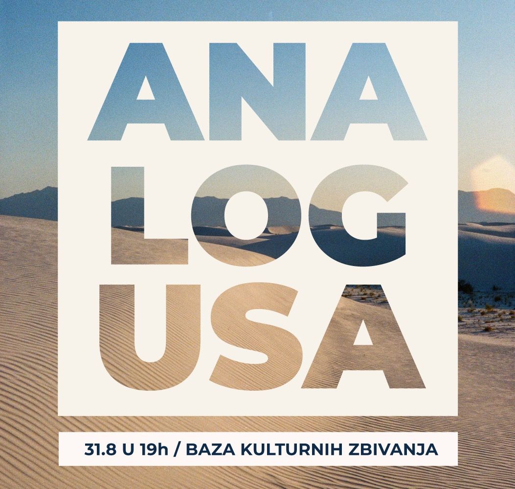 Analog USA art exhibition poster